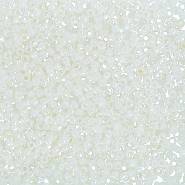 Бисер Toho 15/0 круглый (1.5 мм), 25 г (5х5 г), 0122 молочный/перл