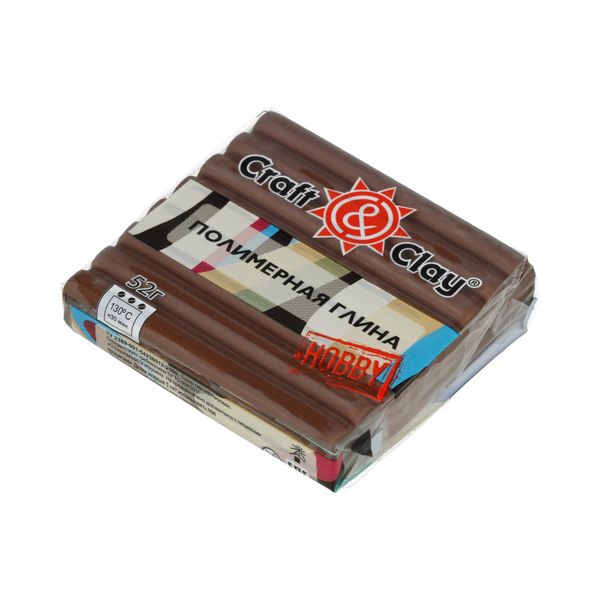 Полимерная глина металлик 52 г, 1108 медь, Craft&Clay CCH
