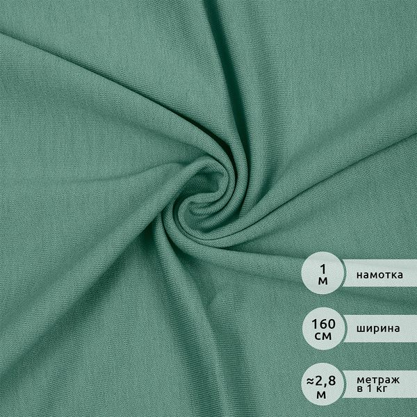 Футер 2х нитка петля Поливискоза стрейч 220г Small French Terry цв.S004 полынь в нарезке 1м