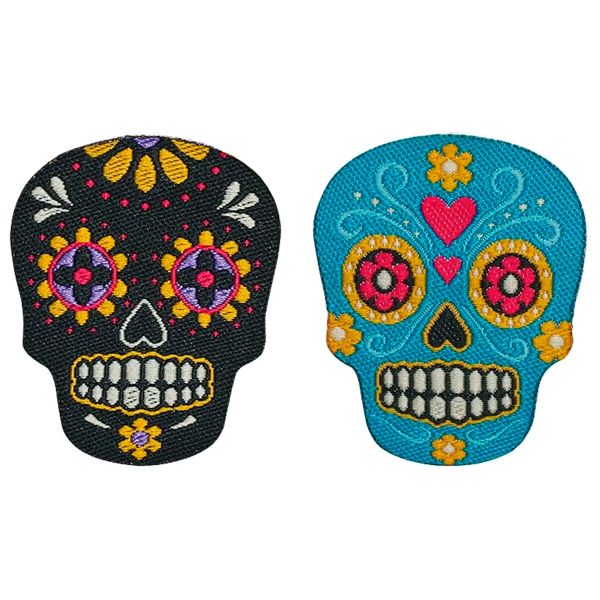 Термоаппликация Череп, черный/синий цв. 2 шт. 924361 Prym