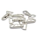 Карабин металл 25.0 мм (62х31 мм), никель, 6 шт