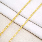 Шнур отделочный плетеный ⌀4.0 мм / 30 метров, желтый/серебро, С954Г7