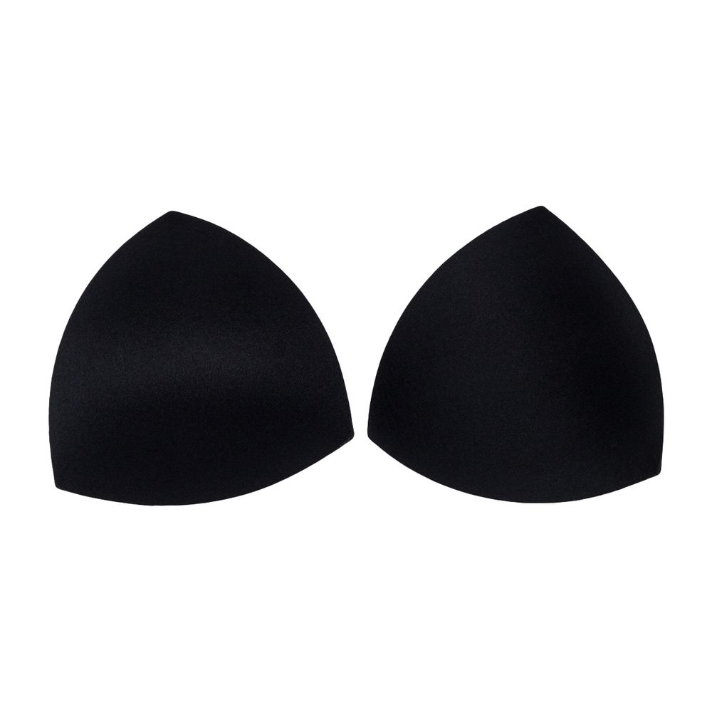 Бельевые чашечки для бюстгальтера треуг. без уступа с равномер.наполнением, р.2 (40-42 (S)) Antynea (черный), FN-75, 1 пара