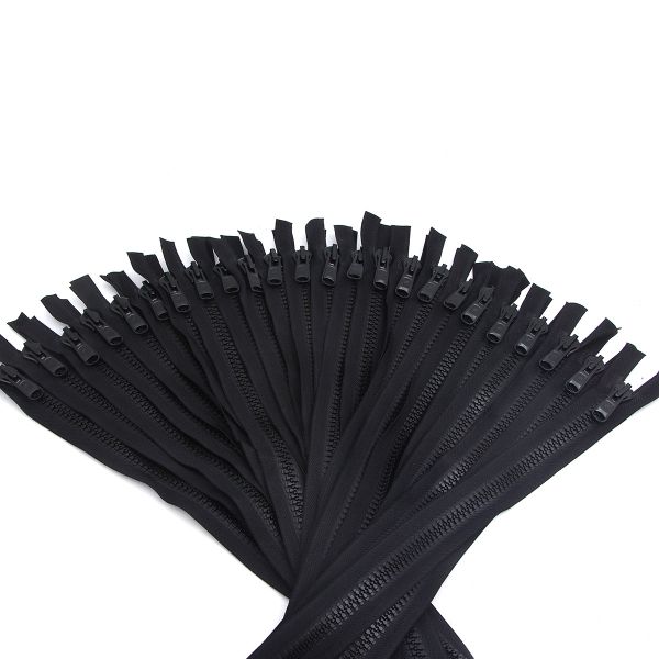 Молния трактор Arta Т8 (8 мм) 2 зам., разъем., 100 см, ОПТ. УП., 25 шт, 077 черный