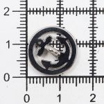 Пуговицы на ножке 24L (S (серебро (никель))), 72 шт