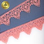 Кружево гипюр (плетёное) 26 мм, 0798 цв.F152 коралловый уп.27м, Kruzhevo