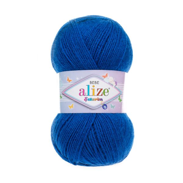 Пряжа Alize (Ализе) Sekerim Bebe / уп.5 мот. по 100 г, 320м, 141 василек A