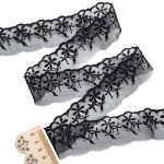 Кружево капроновое 50 мм / 13.71м, цв.черный