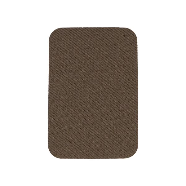 Термозаплатка, ткань, 52x78мм (коричневый (brown)), AZ03, 10 шт