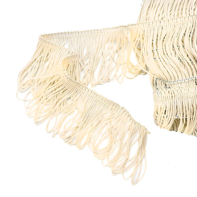 Бахрома отделочная 90.0 мм / 25 метров, 122 молочный