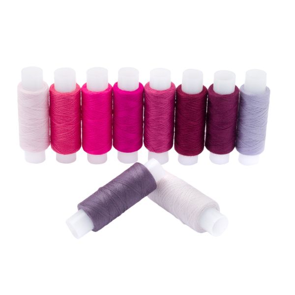 Швейные нитки (набор) 50/2, 10 кат. по 200 метров, ассорти №21, Astra&Craft