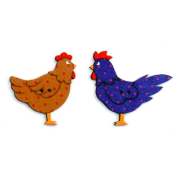 Украшения декоративные пуговицы AU-B4631, Aurora, 1 шт