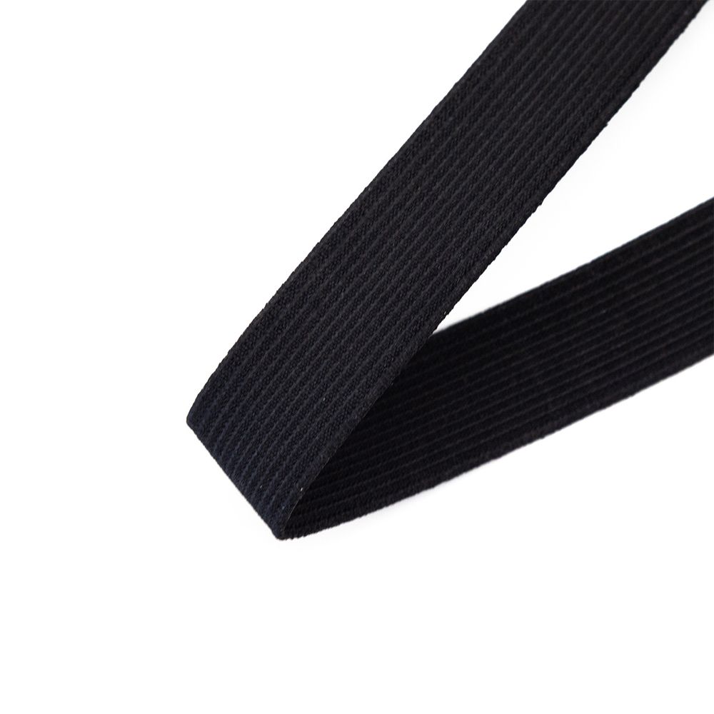 Резинка башмачная 20.0 мм / 25 метров, вязаная, черный