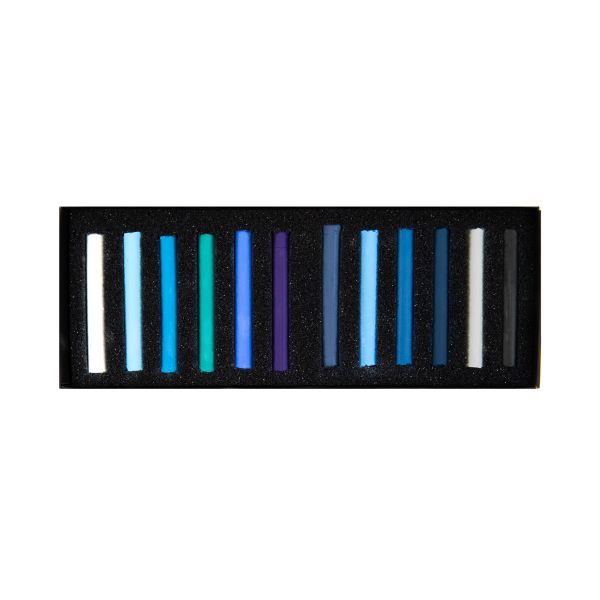 Пастель художественная 12 цв, Элементы. Воздух, Аква-колор IZO-SPE12