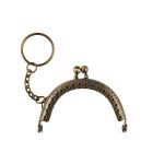 Застежка для сумки фермуар 7х4 см, 5 шт, 02 под состаренную бронзу, Gamma FER-19