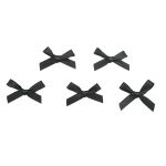 Бантики пришивные 3х2 см, 8 шт, черный