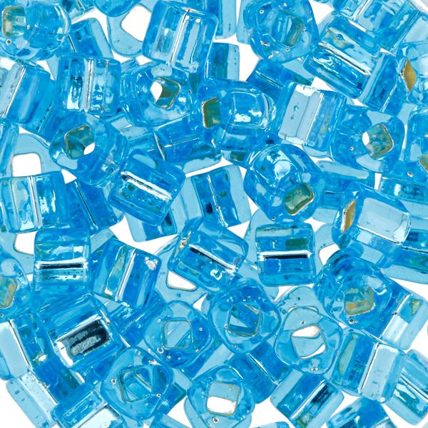 Бисер Toho Cube 3 мм, 25 г (5х5 г), 0023 св.голубой