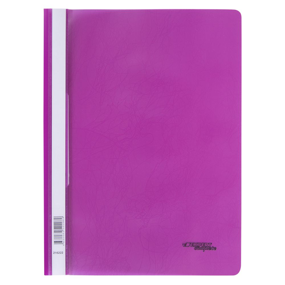 Папка-скоросшиватель A4 140/180 мкм волокно, 20 шт, пурпурный 216222, Expert Complete