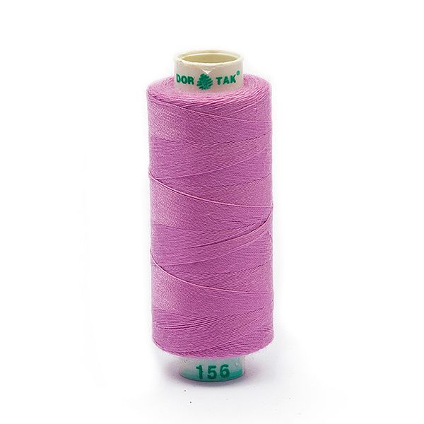 Нитки швейные бытовые Dor Tak 40/2, 366 м / 10 кат., 156 сиреневый