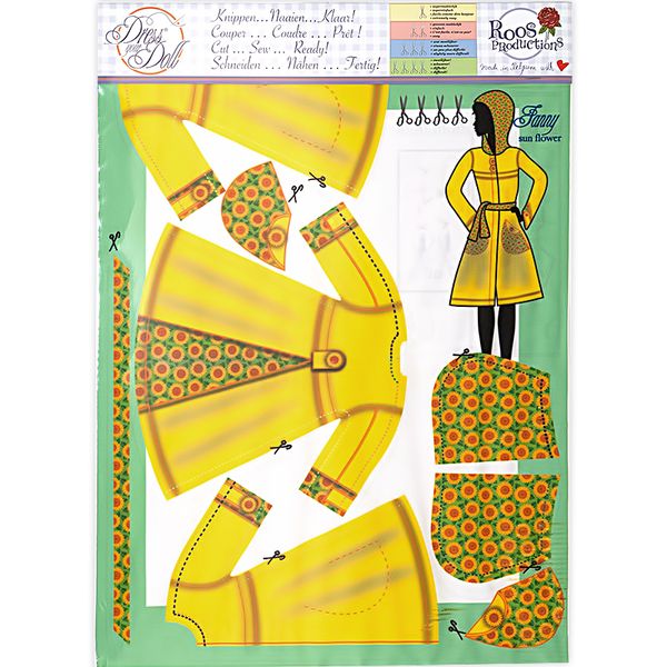 Одежда для кукол DressYourDoll, №4. Fanny Sun Flower