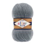 Пряжа Alize (Ализе) Angora Real 40 / уп.5 мот. по 100 г, 430м, 087 средне-серый A