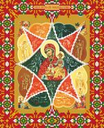Алмазная (кристальная) мозаика Фрея, Икона Божией Матери Неопалимая купина, 22х27 см