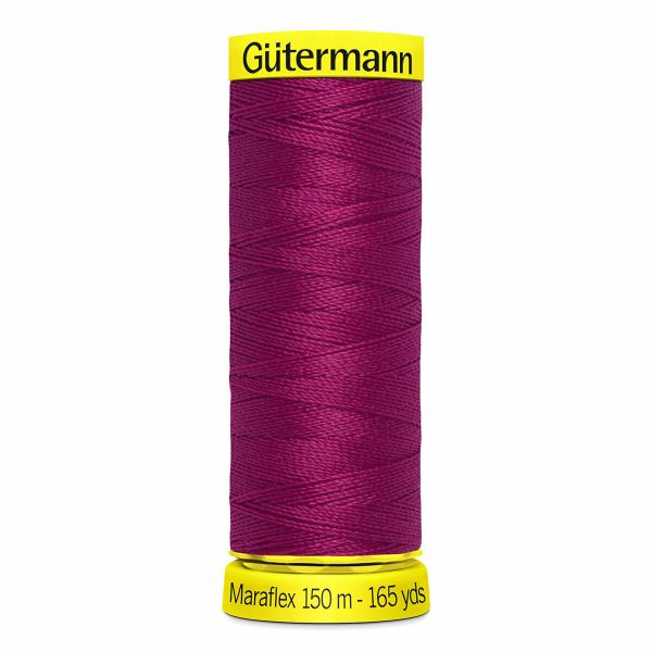 Нитки для трикотажа Gutermann Maraflex, 150м, 384 малиновый щербет, 5 катушек