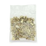 Винт кобурный металл ⌀9.5 мм, h11 мм, золото, металл конус, 50 шт