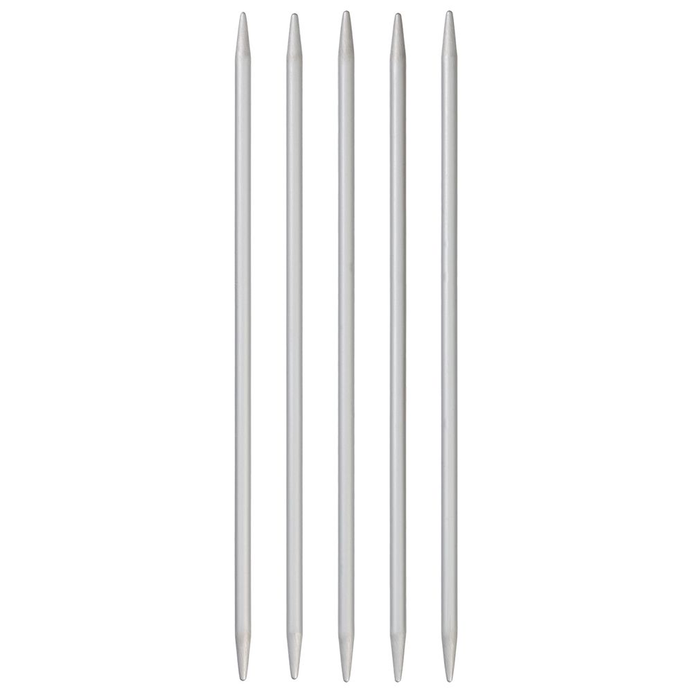 Спицы чулочные ⌀4.5 мм, 20 см, 5 шт, с острием на обоих концах, Prym 191493