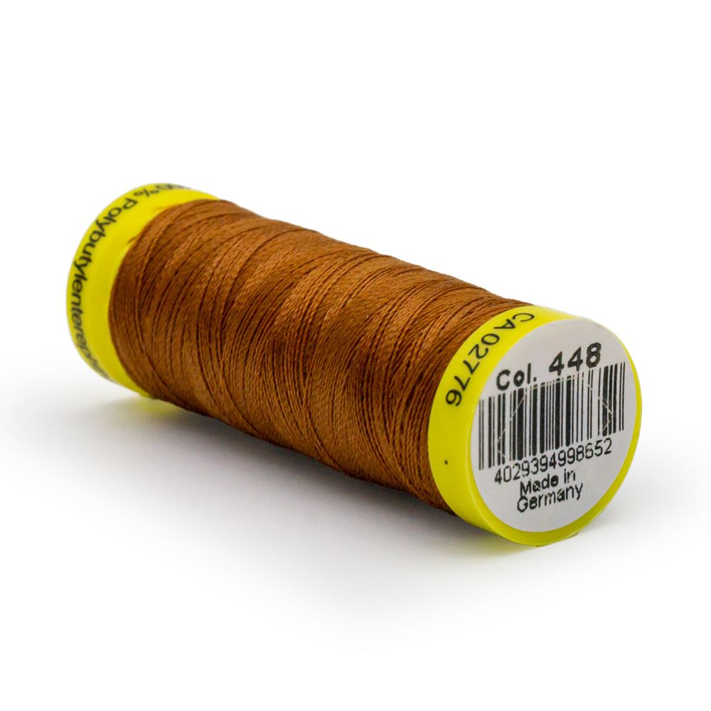 Нитки для трикотажа Gutermann Maraflex, 150м, 448 шоколадная охра, 5 катушек