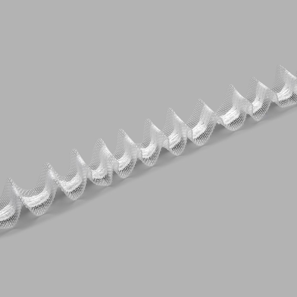 Лента (тесьма) шторная: сборка параллельная (1:2.5) 21 мм / 100 метров, равномерная С796