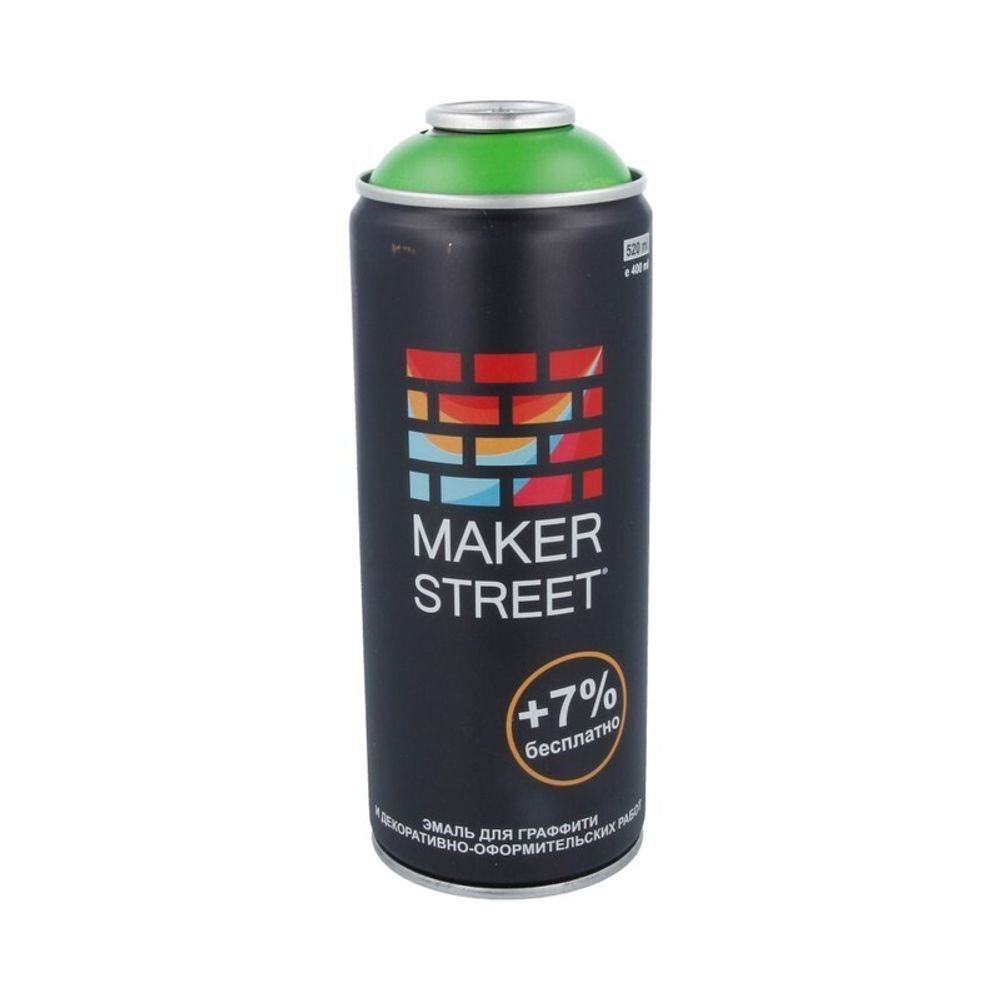 Эмаль для граффити 400 мл, 610 Весенняя зелень, Makerstreet MS400