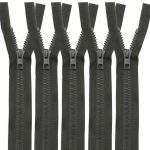 Молния трактор Arta Т6 (6 мм) 1 зам., разъем., 90 см, цв. 175 т.хаки, уп.5 шт