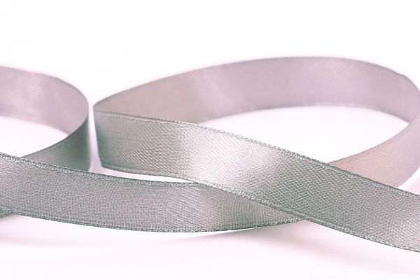 Лента атласная 1-сторонняя 12.0 мм / 33±2 метра, 054 т.серый, Gamma