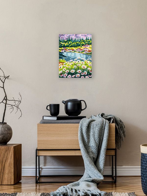 Картина по номерам Фрея PNB/PM-371, Альпийская деревушка, 40х30 см