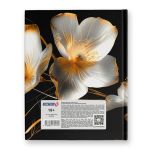 Бизнес-блокнот A5+ 80 л. 22 шт, клетка, глянцевая ламинация, Камелии 01158, Светоч ББ98