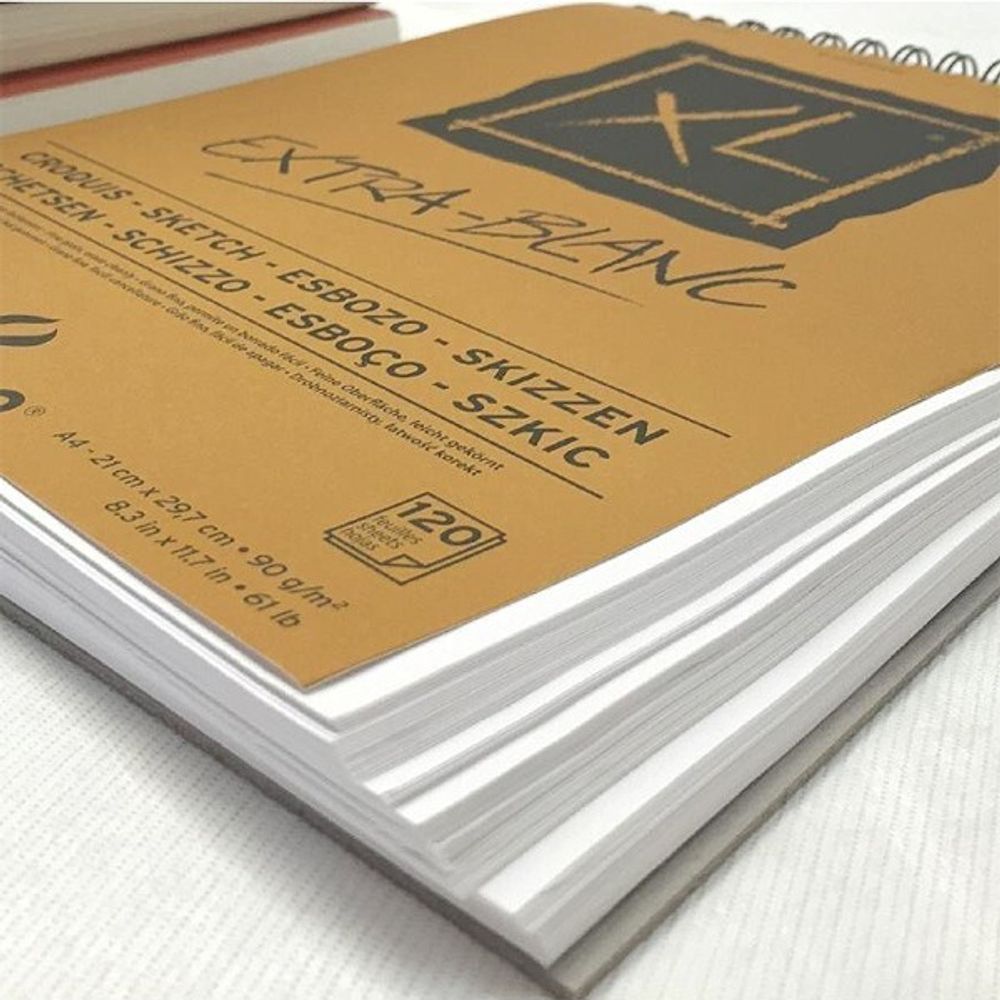 Альбом для пастели и угля XL 90 г/м², A3 29.7х42 см, на спирали 120 л, Canson C200787501