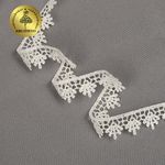 Кружево гипюр (плетёное) 16 мм / 13.71 метров, TBY.1062, цв.F102 молочный