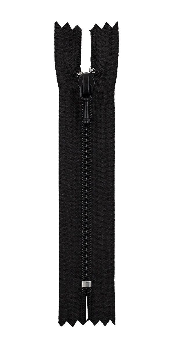 Молния спираль (витая) Т3 (3 мм) 1 зам., н/раз., 10 см, декоративная, черный 310, ZipD 3S Gamma, 5 шт