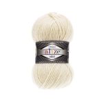 Пряжа Alize (Ализе) Superlana Midi / уп.5 мот. по 100 г, 170м, 599 слоновая кость A