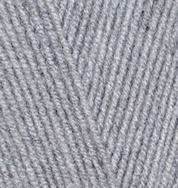 Пряжа Alize (Ализе) Lana Gold 800 / уп.5 мот. по 100 г, 800м, 021 серый меланж