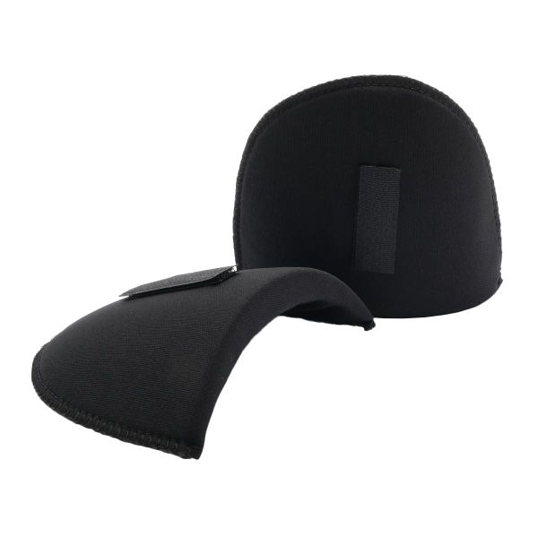 Плечевые накладки (подплечники) втачные на липучке 100х150х12 мм, с плотной обшивкой, черный, ВК-12/6, 50 пар