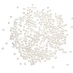 Бусины пластик (жемчуг) ⌀3 мм, 20 г, Astra&Craft, 001 NL белый