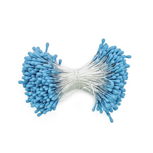 Тычинки для искусственных цветов 6см (темно-синий)