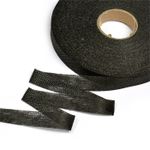 Лента клеевая нитепрошивная по долевой 15.0 мм / 17 рул. по 100 метров, 45 г/м², черный 4715B, Ideal