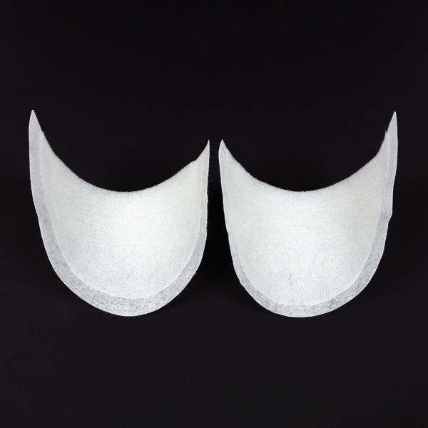 Плечевые накладки (подплечники) сложные 155х285х15 мм, 10 пар Россия, белые, И-8