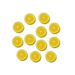 Бусины полимерная глина ⌀10 мм, 70 шт (6х12 шт), /РП/, №01 лимон, Zlatka PCV