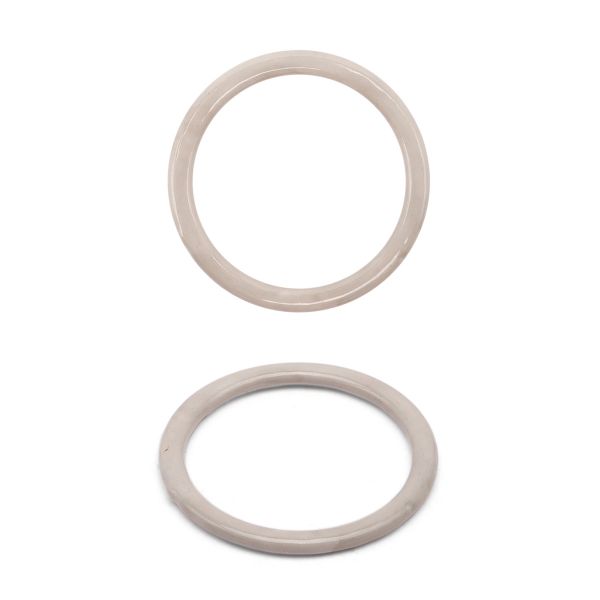 Кольца для бюстгальтера металл ⌀15.0 мм, 20 шт, C154 светло-серый, ГВ800