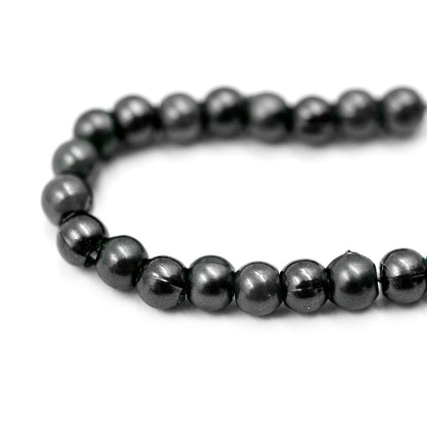 Бусины пластик (жемчуг) ⌀3 мм, 20 г, Astra&Craft, 046 NL черный