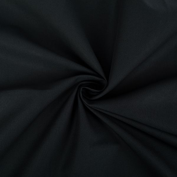 Ткань для пэчворка Peppy Краски жизни, отрез 50х55 см, 140 г/м², 19-4004 черный, Peppy